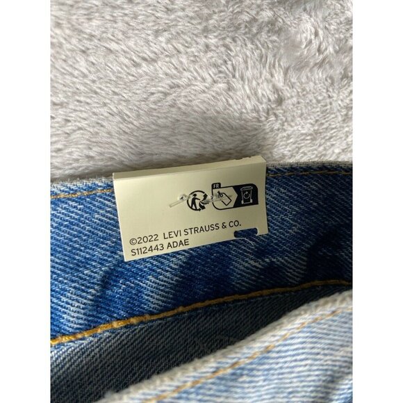 Levi’s 501 Patchwork Shorts Black Bandanna, Distress 34 - Picture 12 of 16